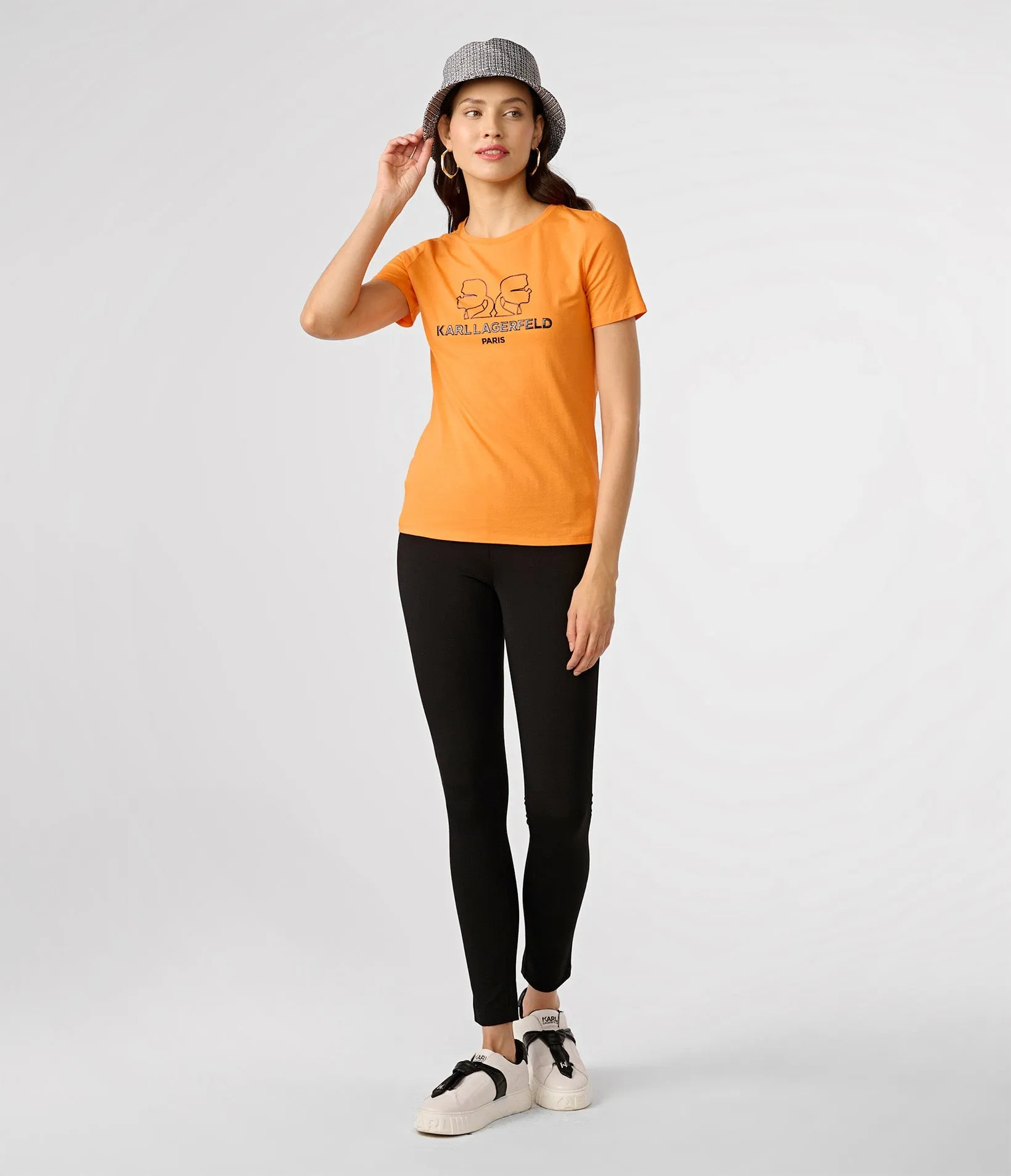 DOUBLE KARL HEAD TEE sold by Karl Lagerfeld Paris product image thumbnail 4