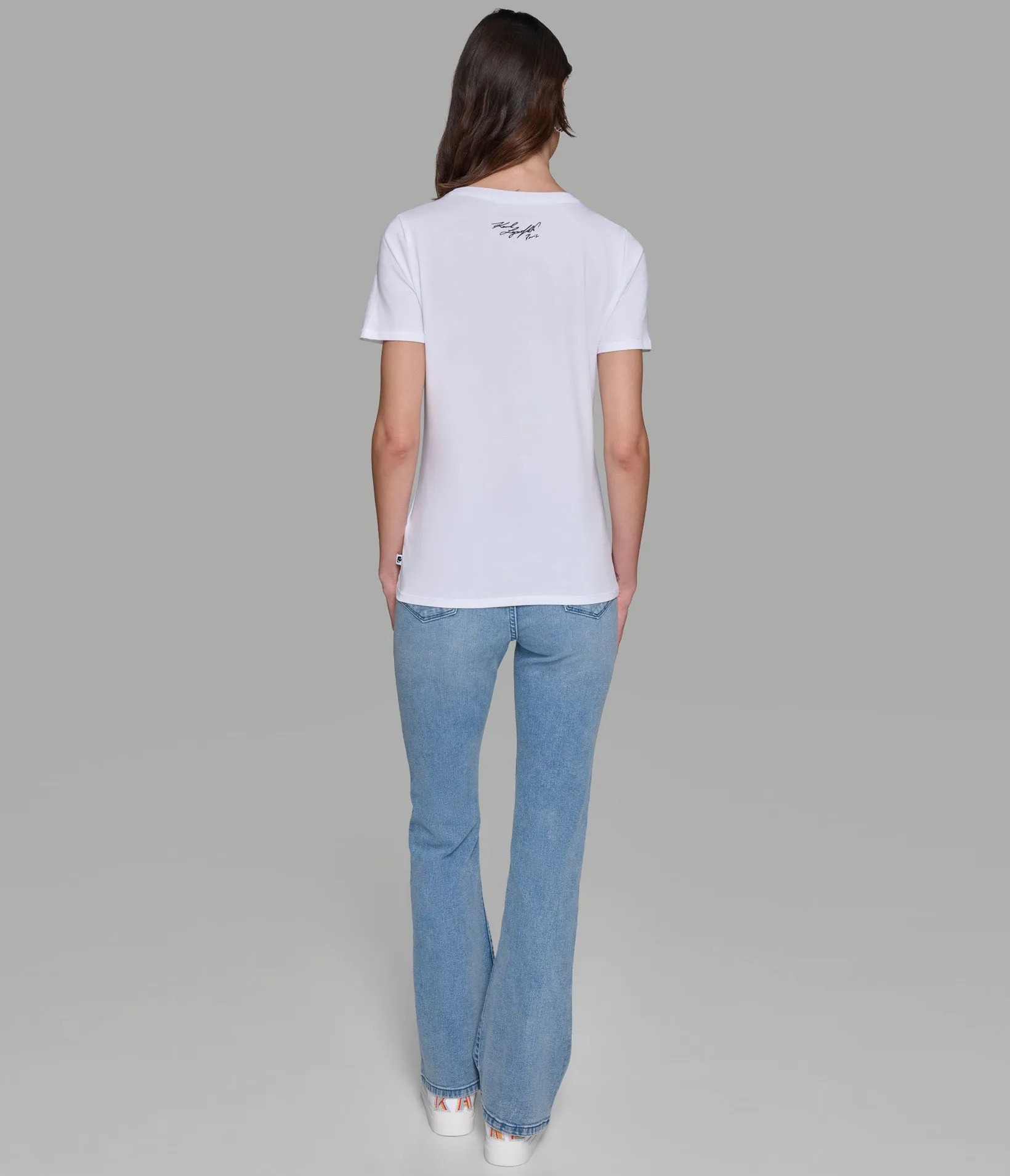 KARL GLITTER TEE sold by Karl Lagerfeld Paris product image thumbnail 5