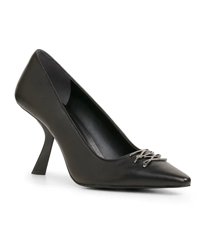 AIMEE LOGO SCRIPT PUMP sold by Karl Lagerfeld Paris