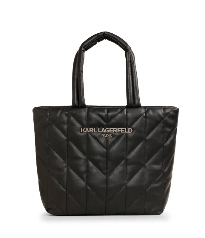 VOYAGE QUILTED FAUX LEATHER TOTE sold by Karl Lagerfeld Paris