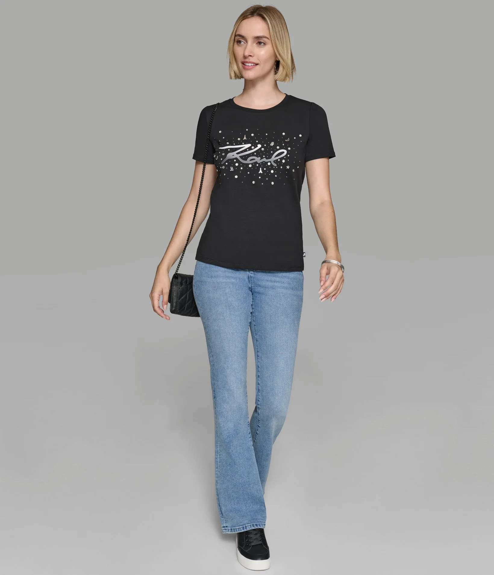 KARL WHIMSY PINS TEE sold by Karl Lagerfeld Paris product image thumbnail 4