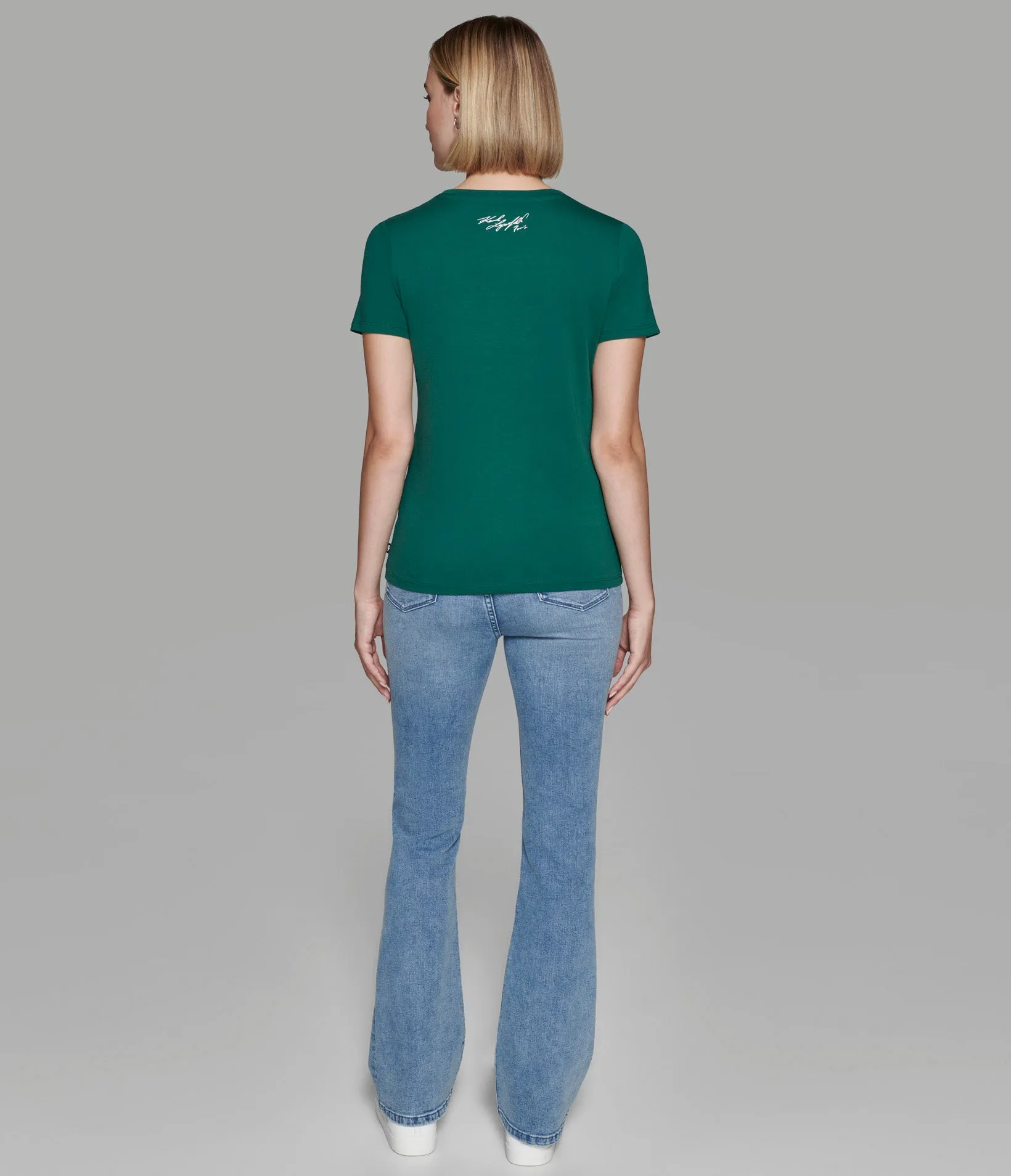 KARL SPARKLE SCRIPT TEE sold by Karl Lagerfeld Paris product image thumbnail 2