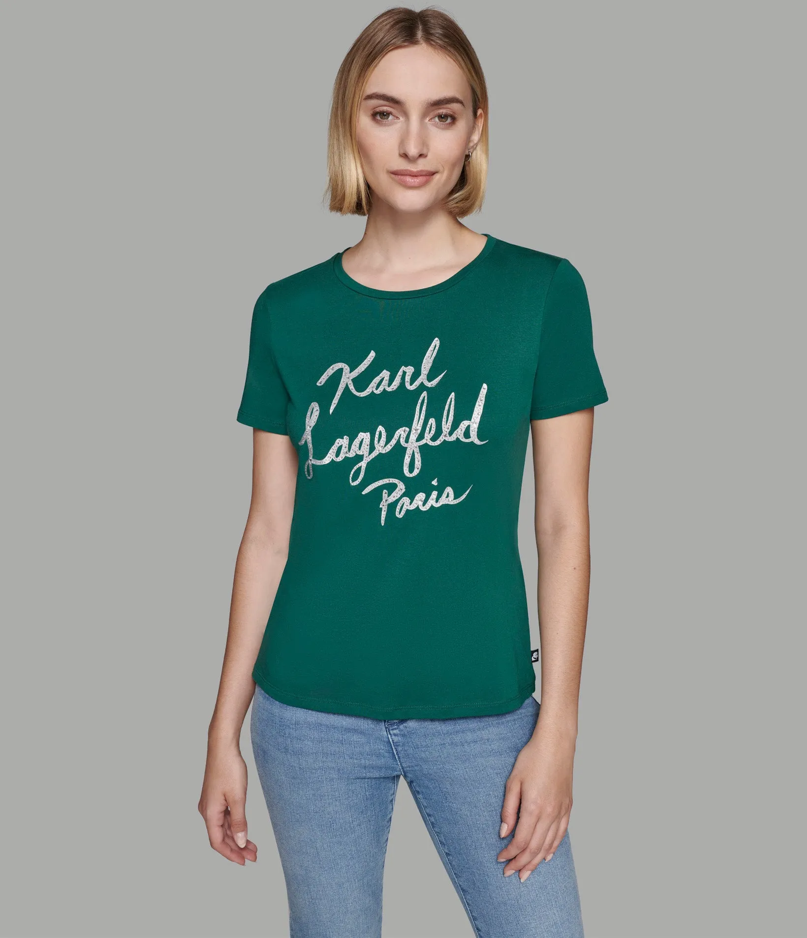 KARL SPARKLE SCRIPT TEE sold by Karl Lagerfeld Paris