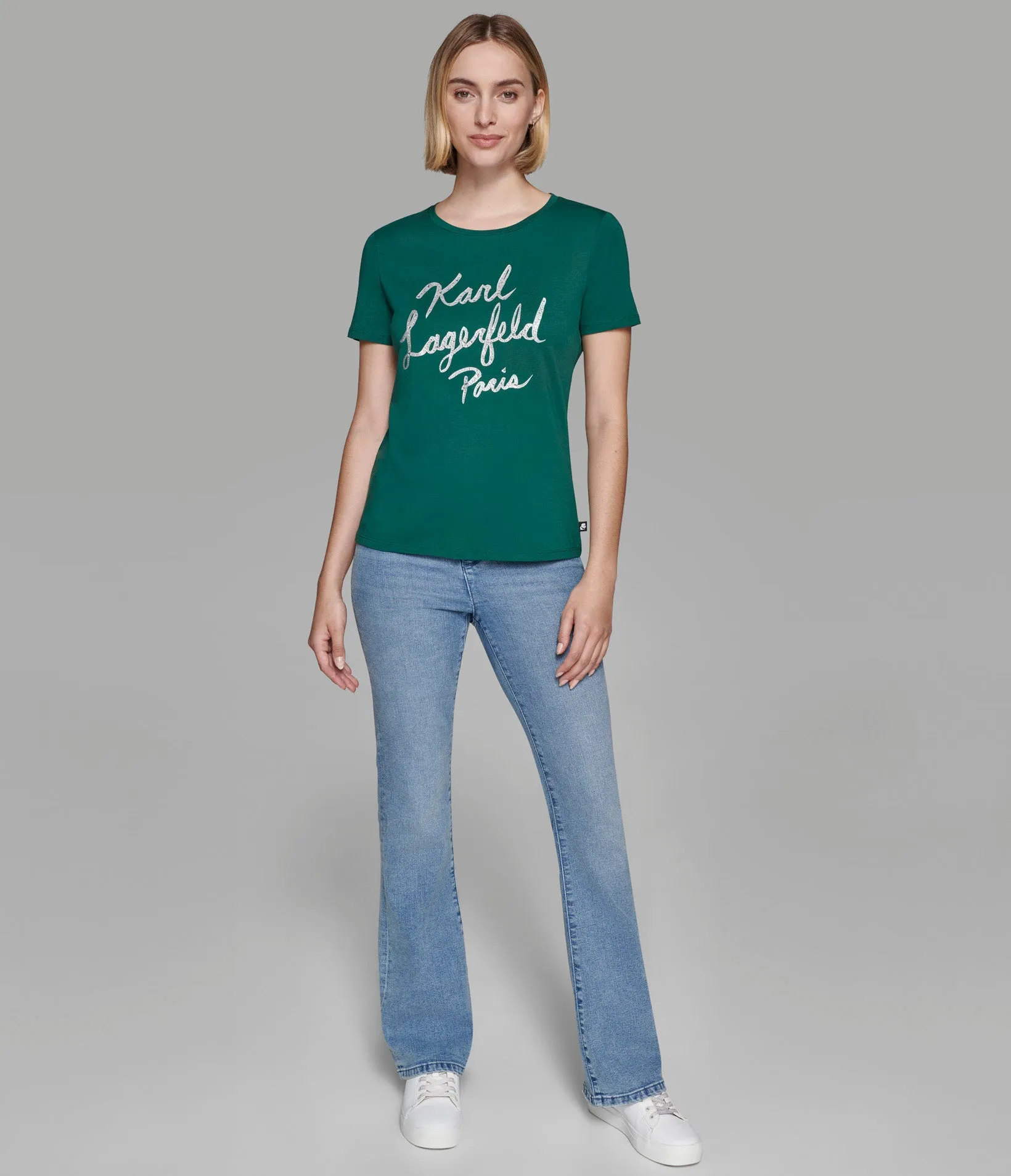 KARL SPARKLE SCRIPT TEE sold by Karl Lagerfeld Paris product image thumbnail 3