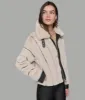 CHANNEL FAUX MINK AND PU BOMBER sold by Karl Lagerfeld Paris