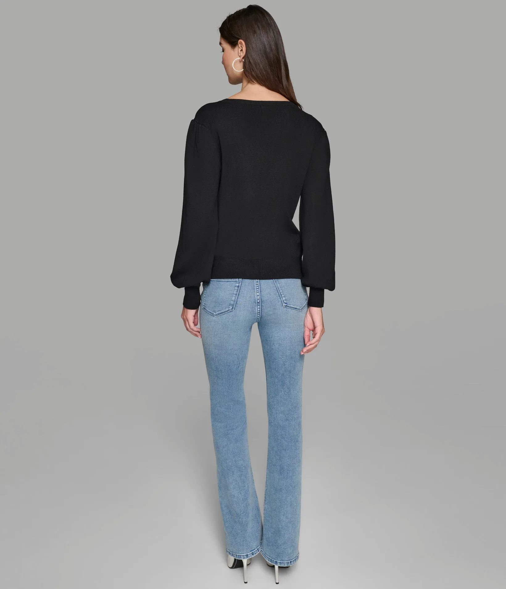 KARL SAYINGS EMBELLISED SWEATER sold by Karl Lagerfeld Paris product image thumbnail 2