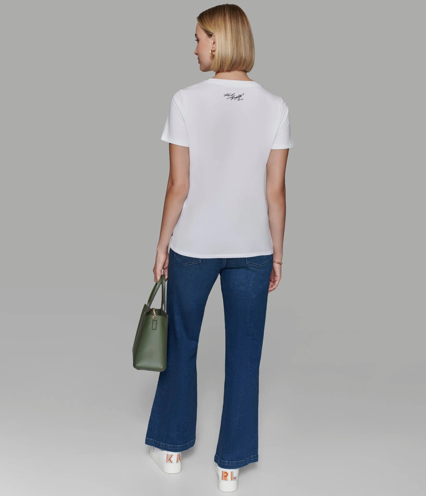 CHOUPETTE LOGO TEE sold by Karl Lagerfeld Paris product image thumbnail 2