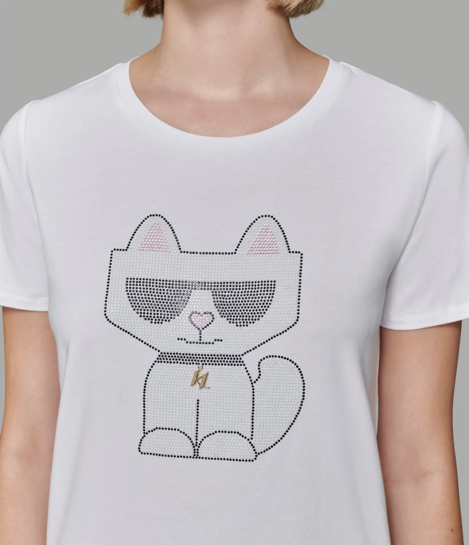 CHOUPETTE LOGO TEE sold by Karl Lagerfeld Paris product image thumbnail 3