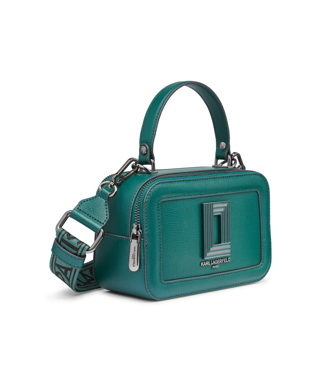 SIMONE LEATHER CAMERA CROSSBODY BAG sold by Karl Lagerfeld Paris product image thumbnail 3