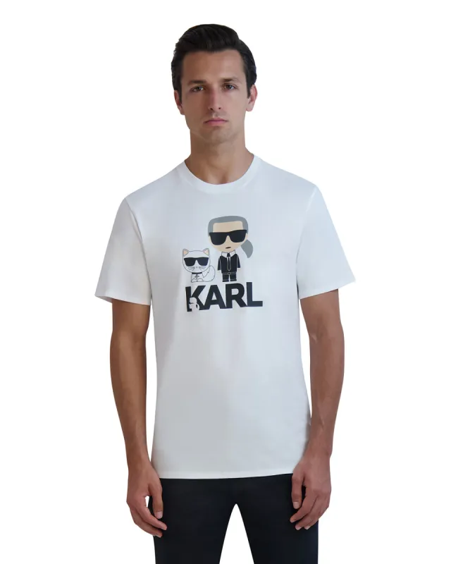 KARL AND CHOUPETTE TEE sold by Karl Lagerfeld Paris