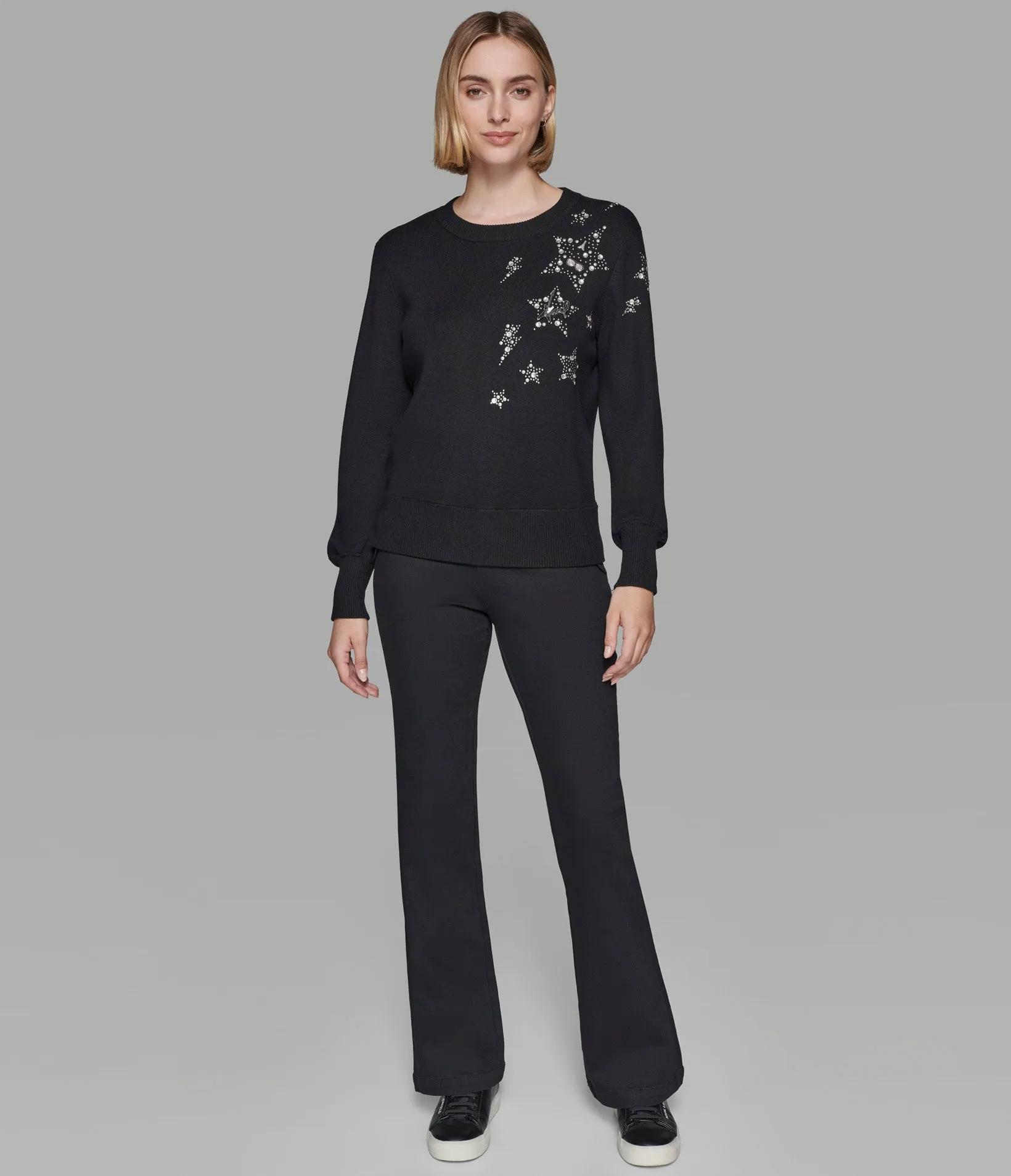 ROCKSTAR PINS SWEATER sold by Karl Lagerfeld Paris product image thumbnail 5