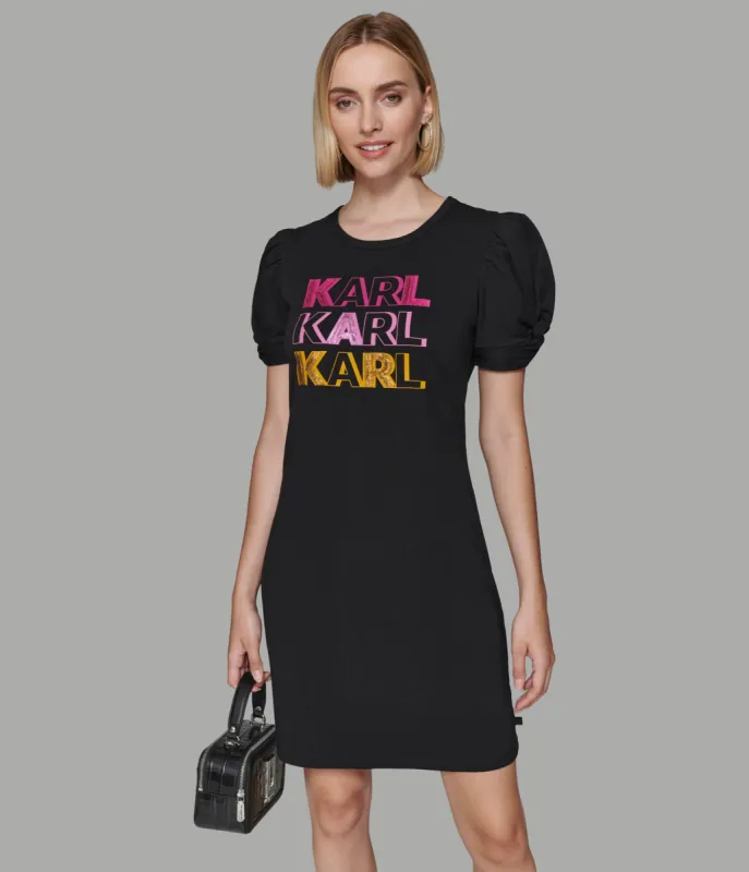 KARL X3 T-SHIRT DRESS sold by Karl Lagerfeld Paris