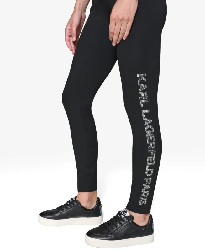 RHINESTONE TRIM LEGGING sold by Karl Lagerfeld Paris