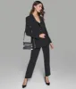 CONTRAST LOGO TAPE TRIM SUITING BLAZER sold by Karl Lagerfeld Paris