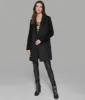 WOOL COAT WITH KNIT SLEEVES sold by Karl Lagerfeld Paris