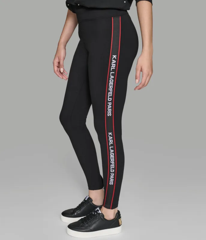 LOGO TAPE LEGGING sold by Karl Lagerfeld Paris