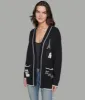 LOGO PATCH VARSITY CARDIGAN sold by Karl Lagerfeld Paris