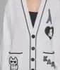 LOGO PATCH VARSITY CARDIGAN sold by Karl Lagerfeld Paris