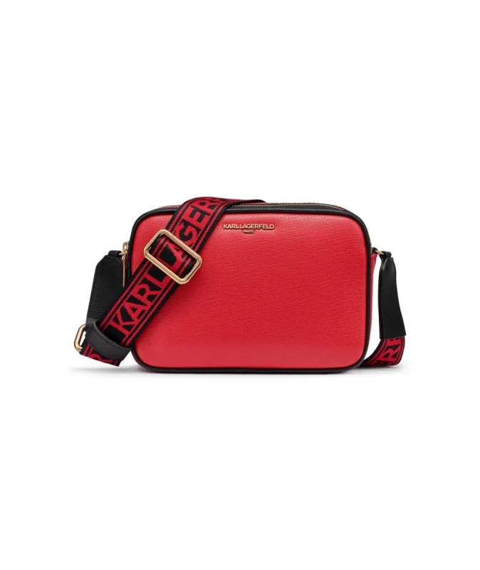 MAYBELLE SOLID CAMERA CROSSBODY BAG sold by Karl Lagerfeld Paris
