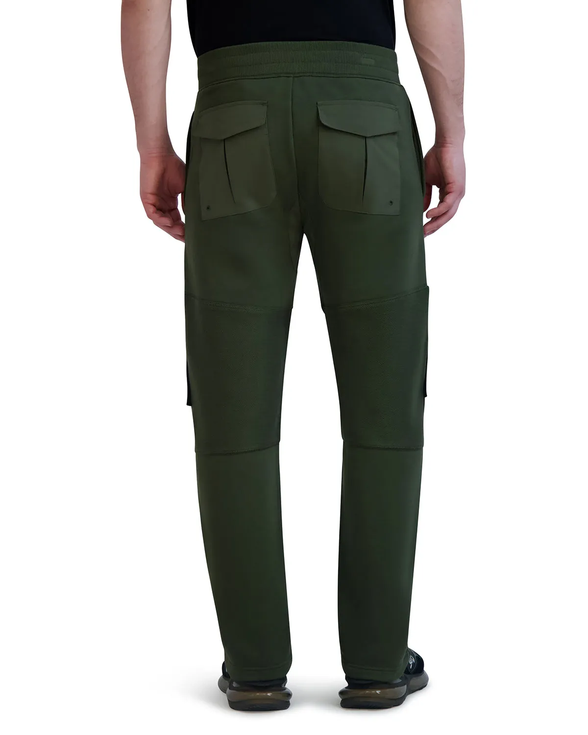 TEXTURED JOGGER PANT sold by Karl Lagerfeld Paris product image thumbnail 4