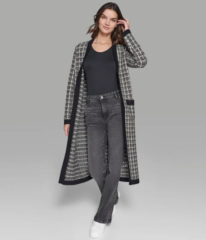 TWEED DUSTER CARDIGAN sold by Karl Lagerfeld Paris