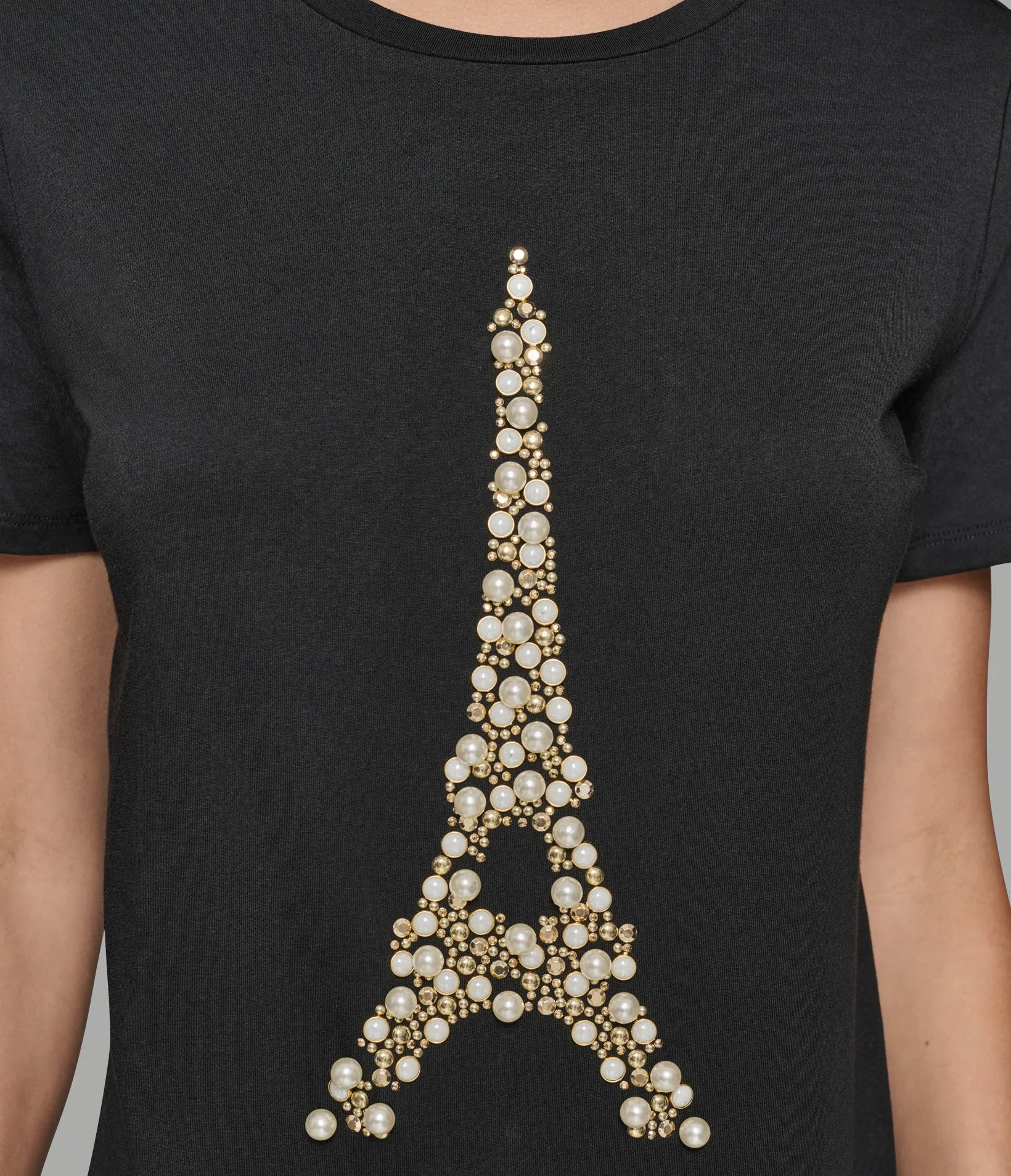 EIFFEL TOWER PINS TEE sold by Karl Lagerfeld Paris product image thumbnail 2