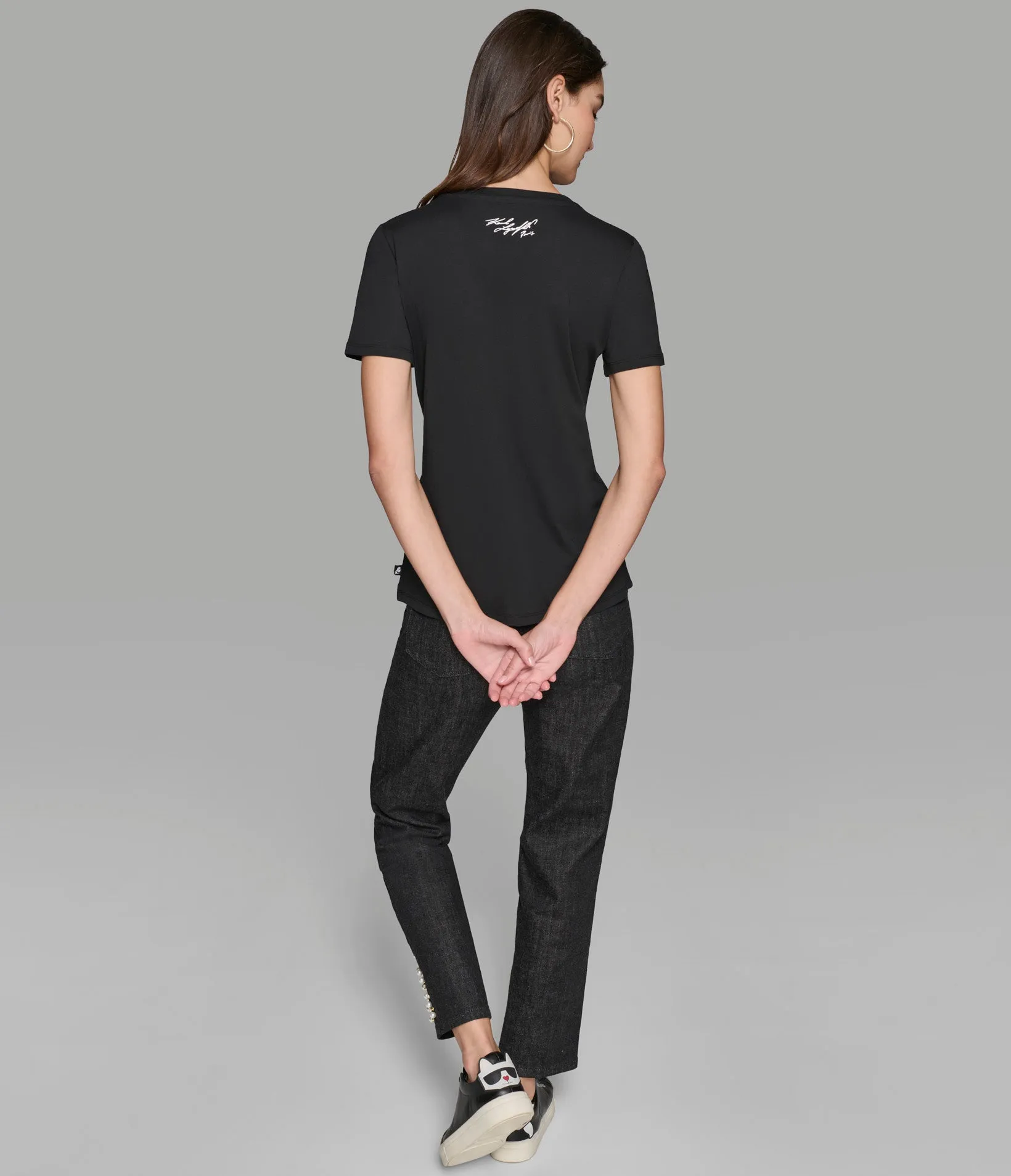 EIFFEL TOWER PINS TEE sold by Karl Lagerfeld Paris product image thumbnail 5