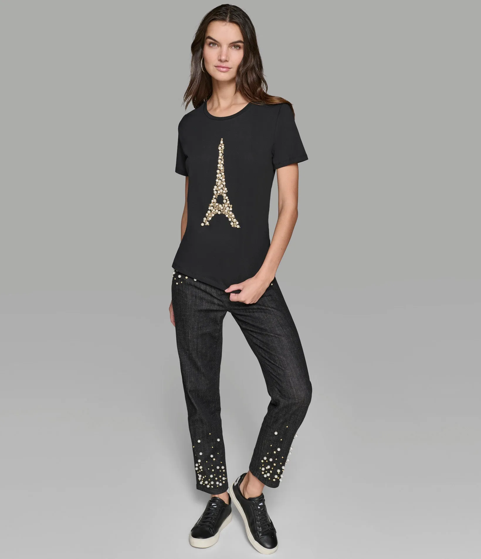 EIFFEL TOWER PINS TEE sold by Karl Lagerfeld Paris product image thumbnail 4