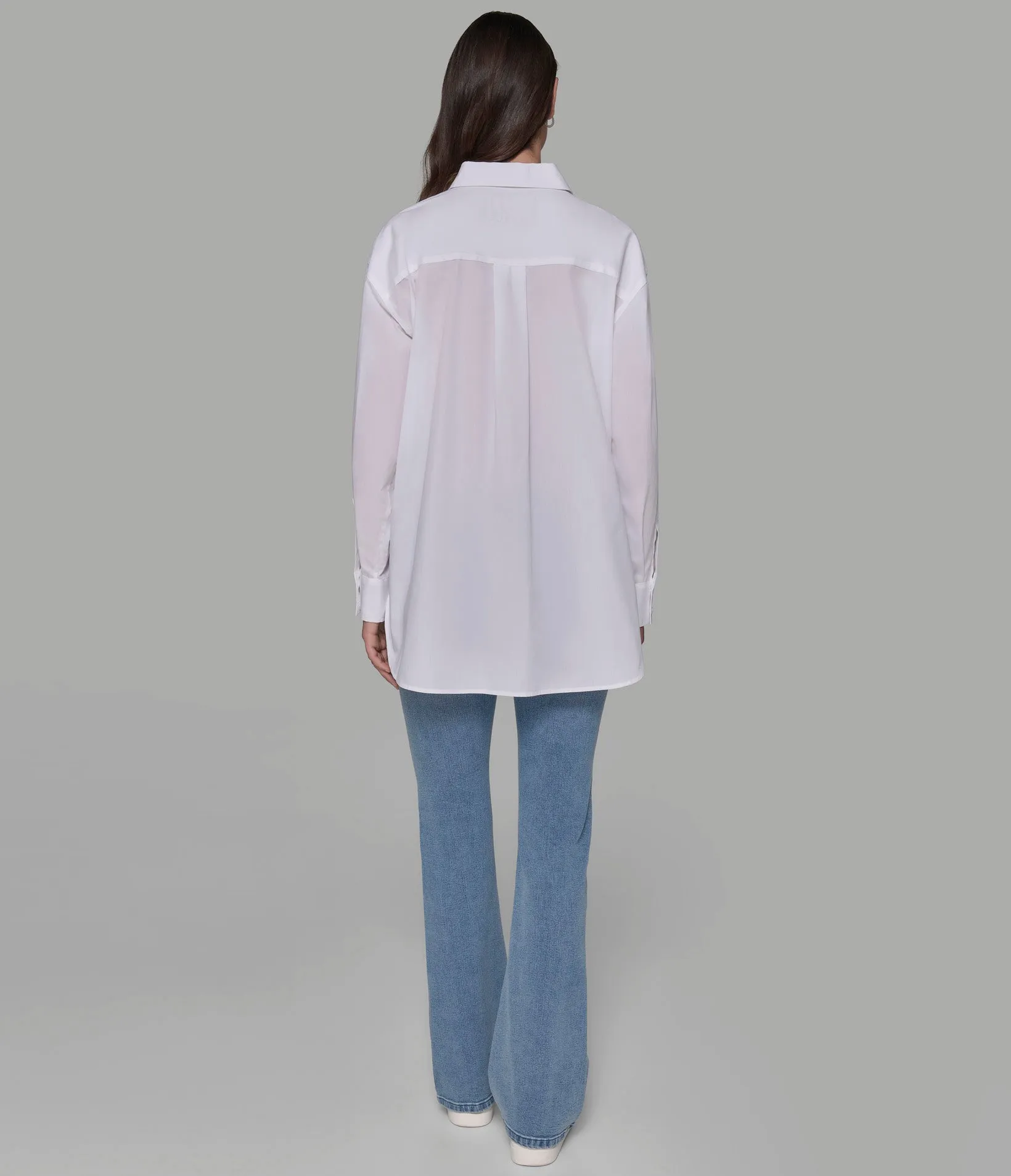 SHOPPING IN PARIS POPLIN SHIRT sold by Karl Lagerfeld Paris product image thumbnail 2