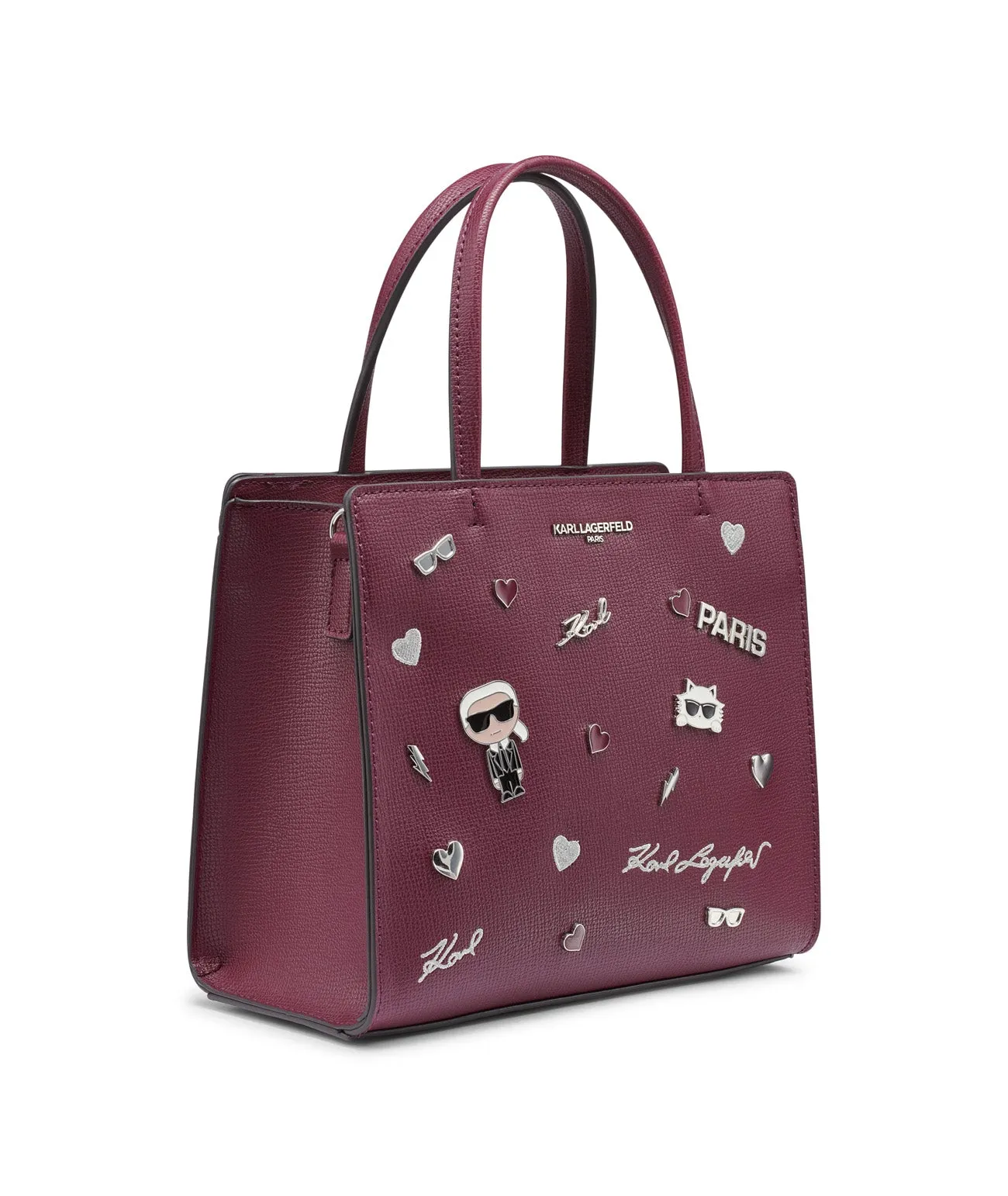 MAYBELLE CATE PINS SATCHEL BAG sold by Karl Lagerfeld Paris product image thumbnail 3