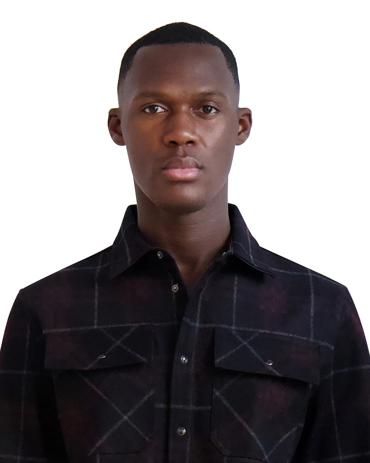 MENS PLAID SHIRT JACKET sold by Karl Lagerfeld Paris product image thumbnail 4