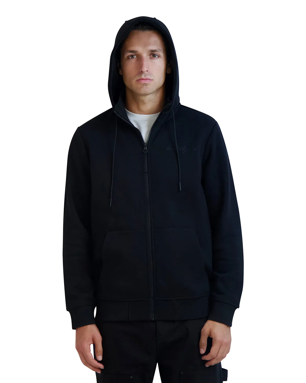 KARL SIGNATURE ZIP HOODIE sold by Karl Lagerfeld Paris product image thumbnail 5