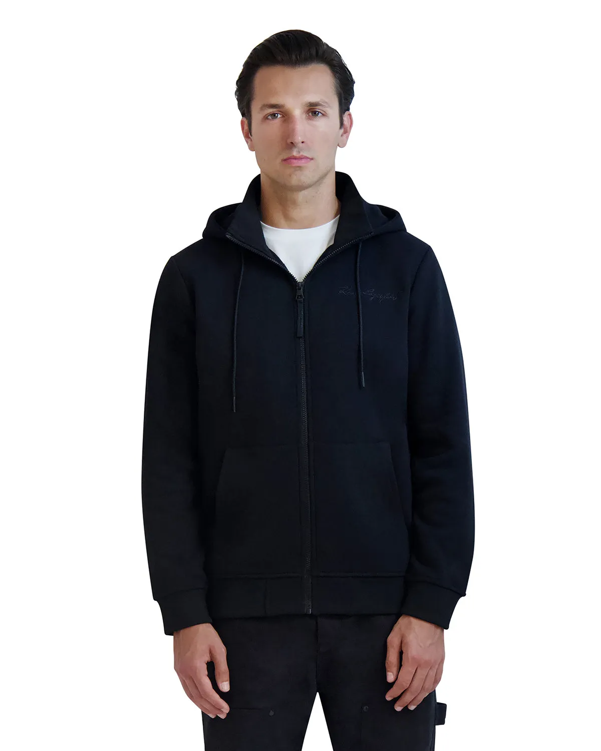 KARL SIGNATURE ZIP HOODIE sold by Karl Lagerfeld Paris