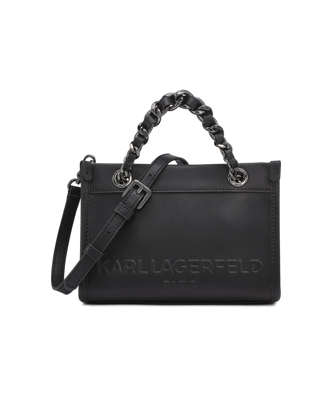 SAVOIE SMALL LEATHER CROSSBODY sold by Karl Lagerfeld Paris