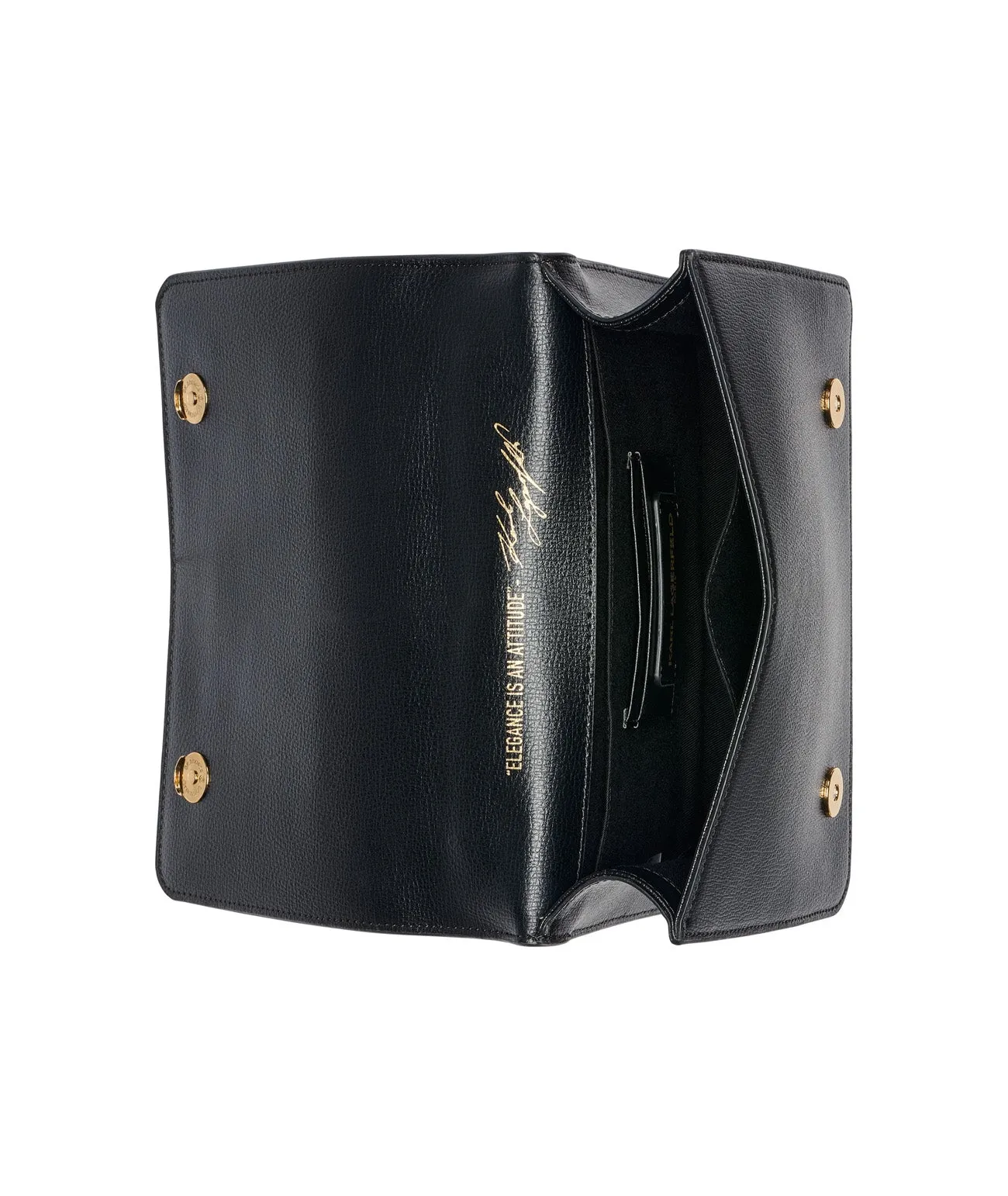 SIMONE LEATHER FLAP MULTI HEARTS CROSSBODY sold by Karl Lagerfeld Paris product image thumbnail 4