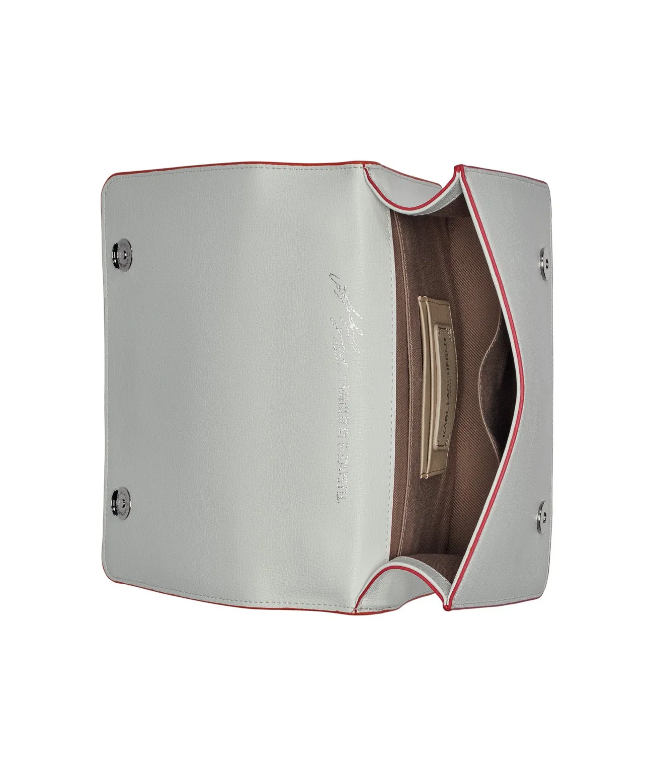 SIMONE LEATHER FLAP CROSSBODY sold by Karl Lagerfeld Paris product image thumbnail 4