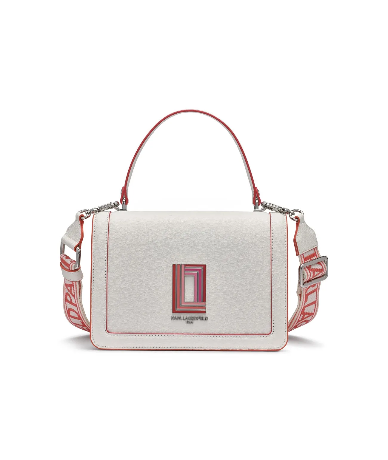 SIMONE LEATHER FLAP CROSSBODY sold by Karl Lagerfeld Paris