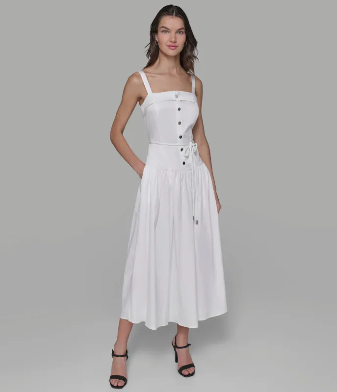 MAXI DRESS WITH ROPE BELT sold by Karl Lagerfeld Paris