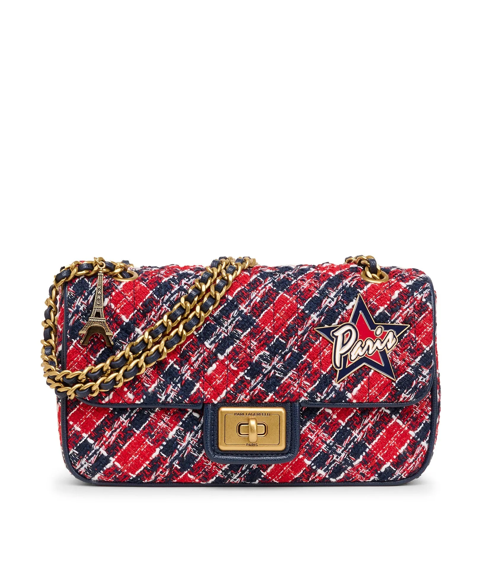 AGYNESS BOUCLE SHOULDER BAG sold by Karl Lagerfeld Paris