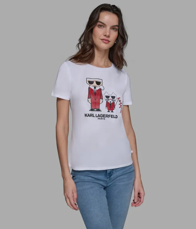 LUNAR NEW YEAR DUO TEE sold by Karl Lagerfeld Paris