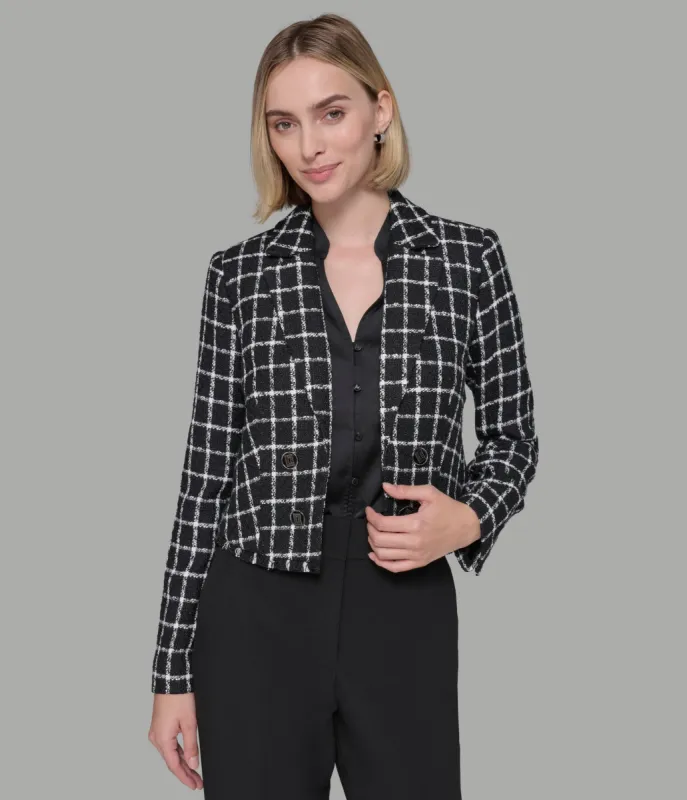 TWEED MOTO JACKET sold by Karl Lagerfeld Paris
