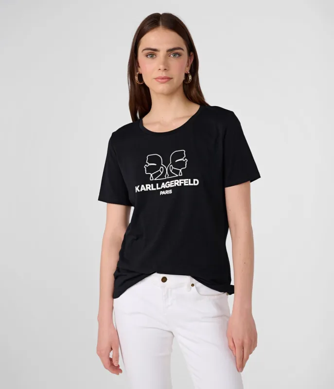 DOUBLE KARL HEAD TEE sold by Karl Lagerfeld Paris