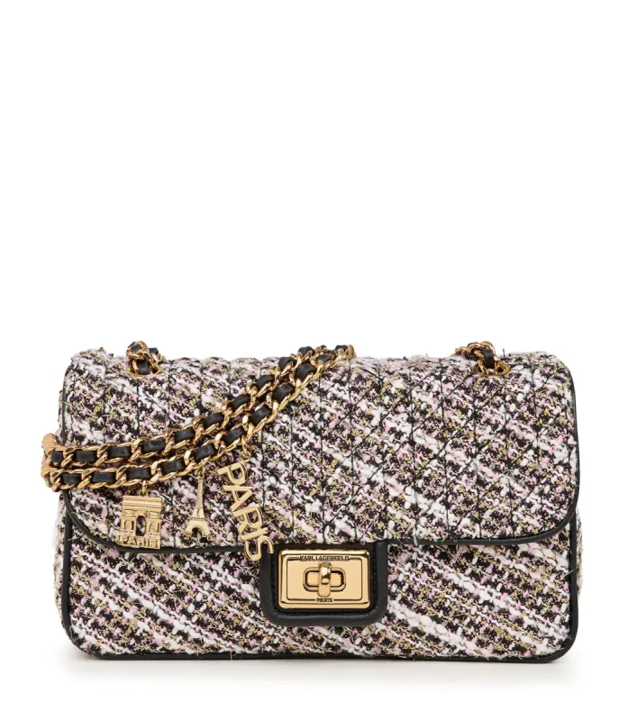 AGYNESS BOUCLE SHOULDER BAG sold by Karl Lagerfeld Paris