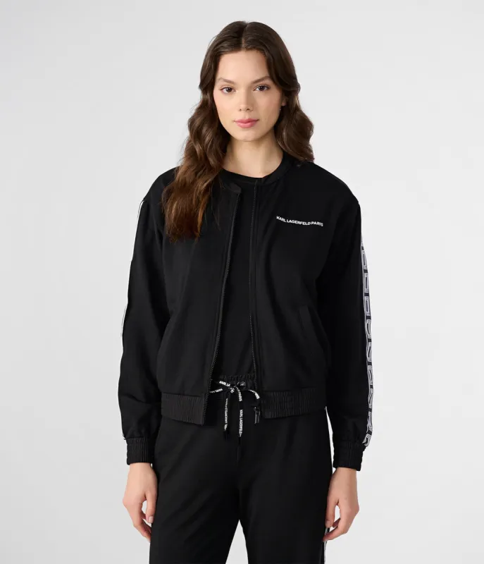 DOUBLE L TAPE TRACK JACKET sold by Karl Lagerfeld Paris