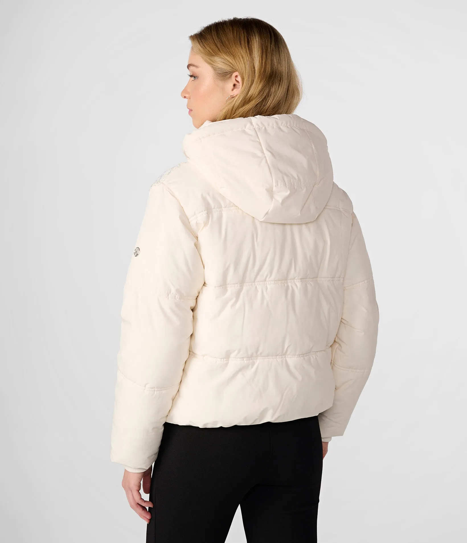 TWEED PUFFER JACKET sold by Karl Lagerfeld Paris product image thumbnail 2