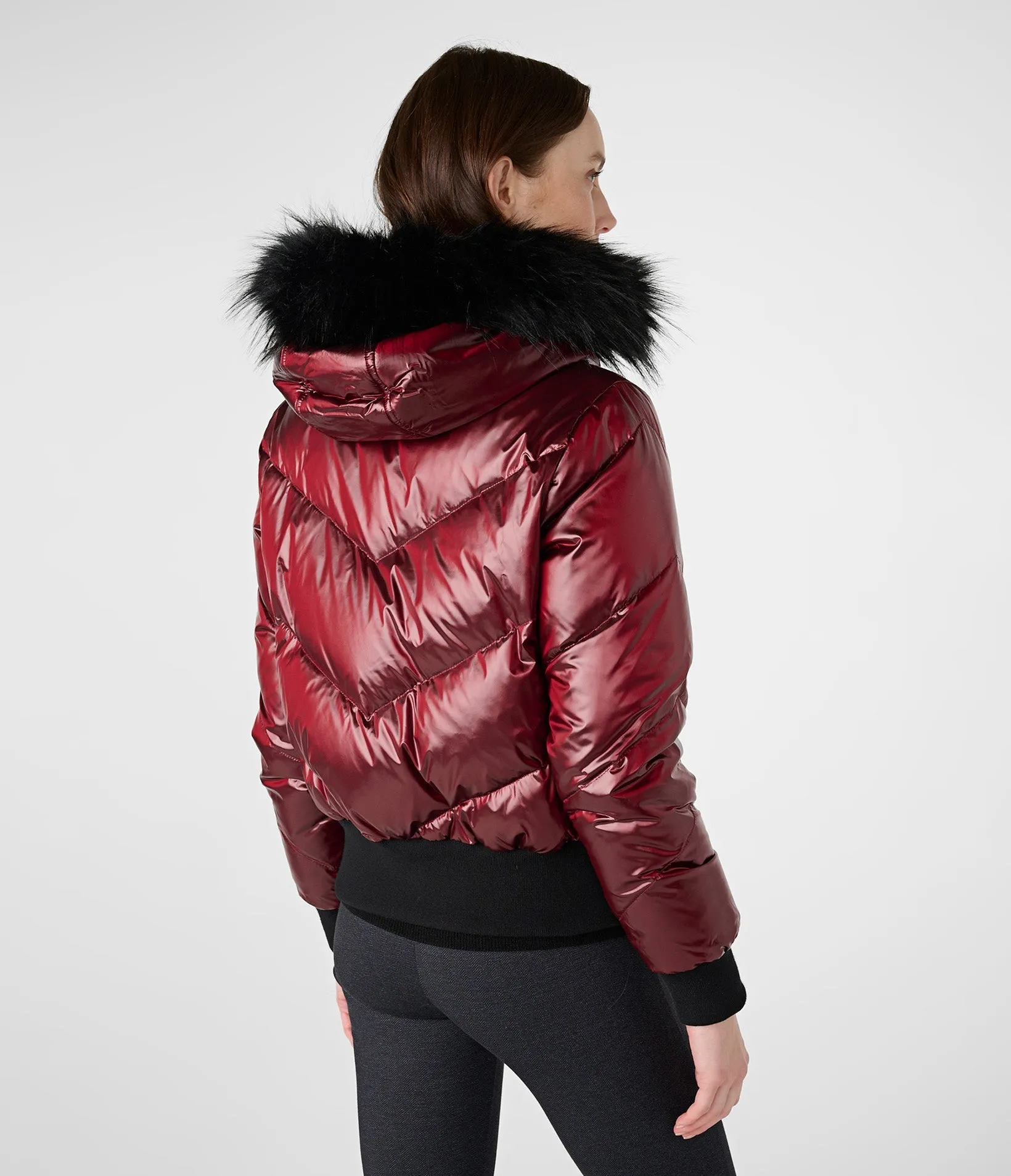 CHEVRON QUILT BOMBER sold by Karl Lagerfeld Paris product image thumbnail 2