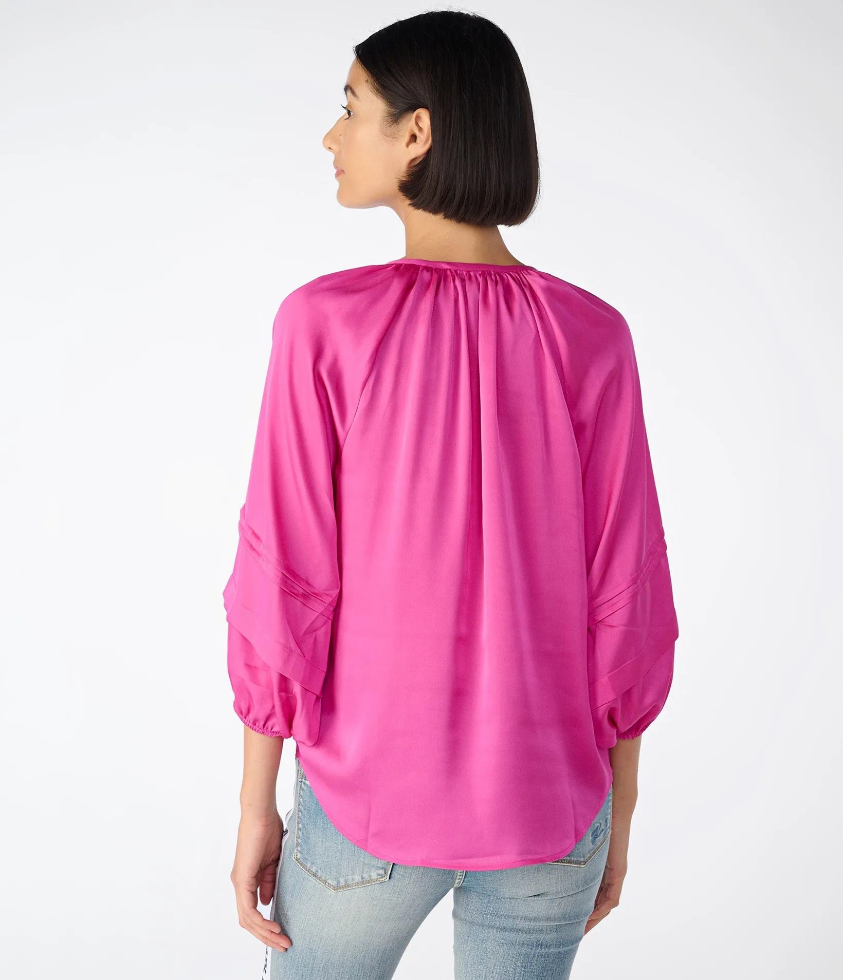 BALLOON SLEEVE BLOUSE sold by Karl Lagerfeld Paris product image thumbnail 2