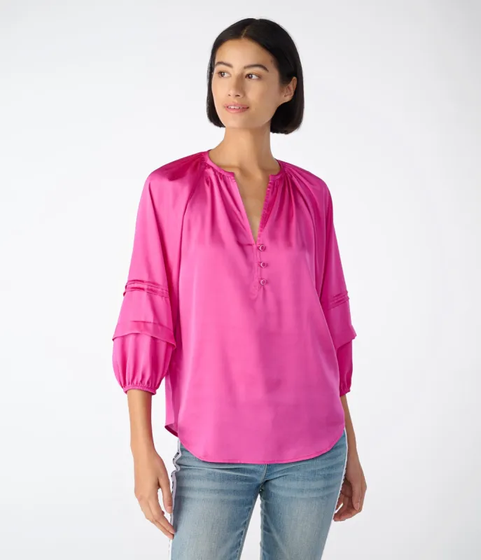 BALLOON SLEEVE BLOUSE sold by Karl Lagerfeld Paris