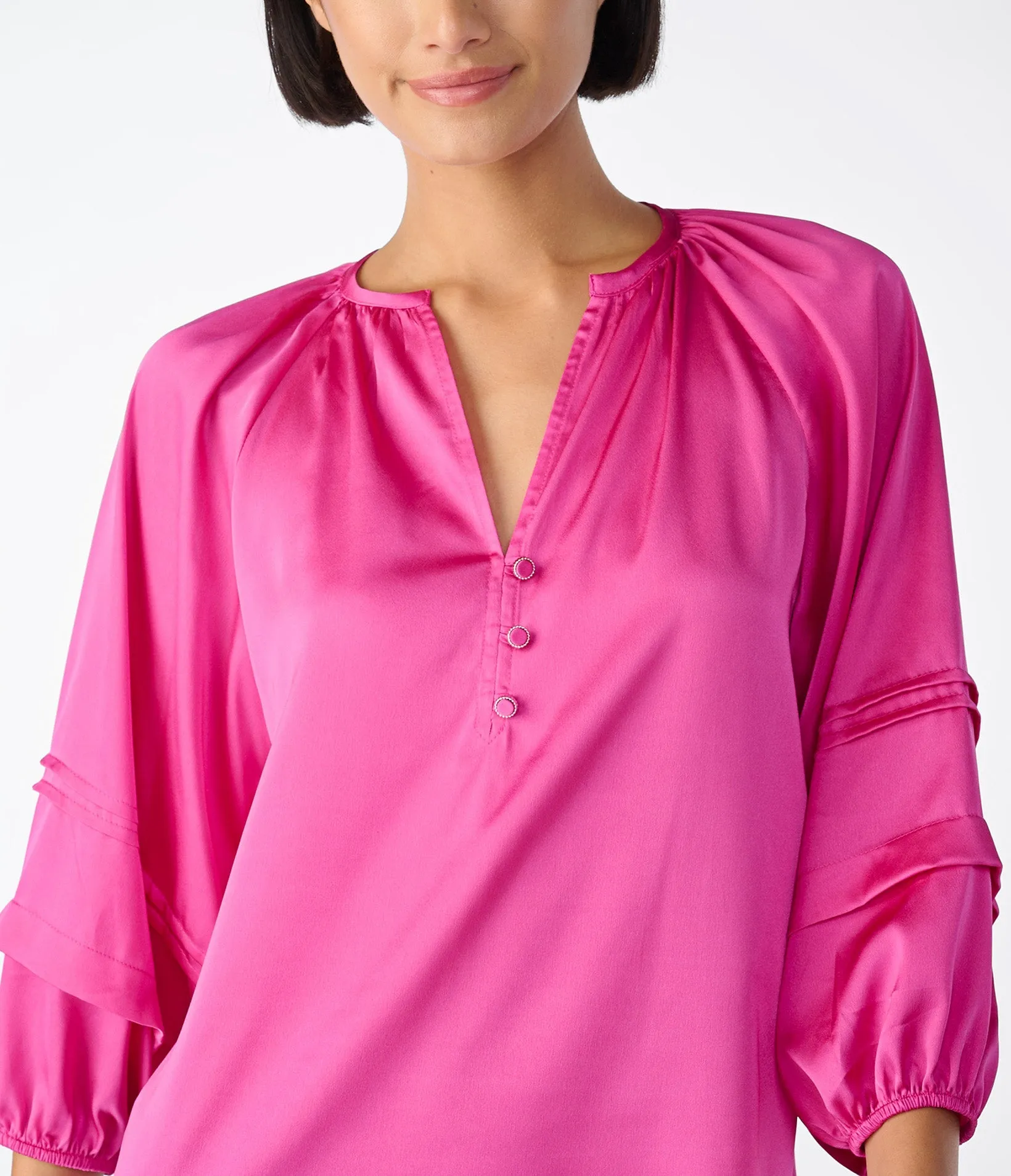BALLOON SLEEVE BLOUSE sold by Karl Lagerfeld Paris product image thumbnail 3