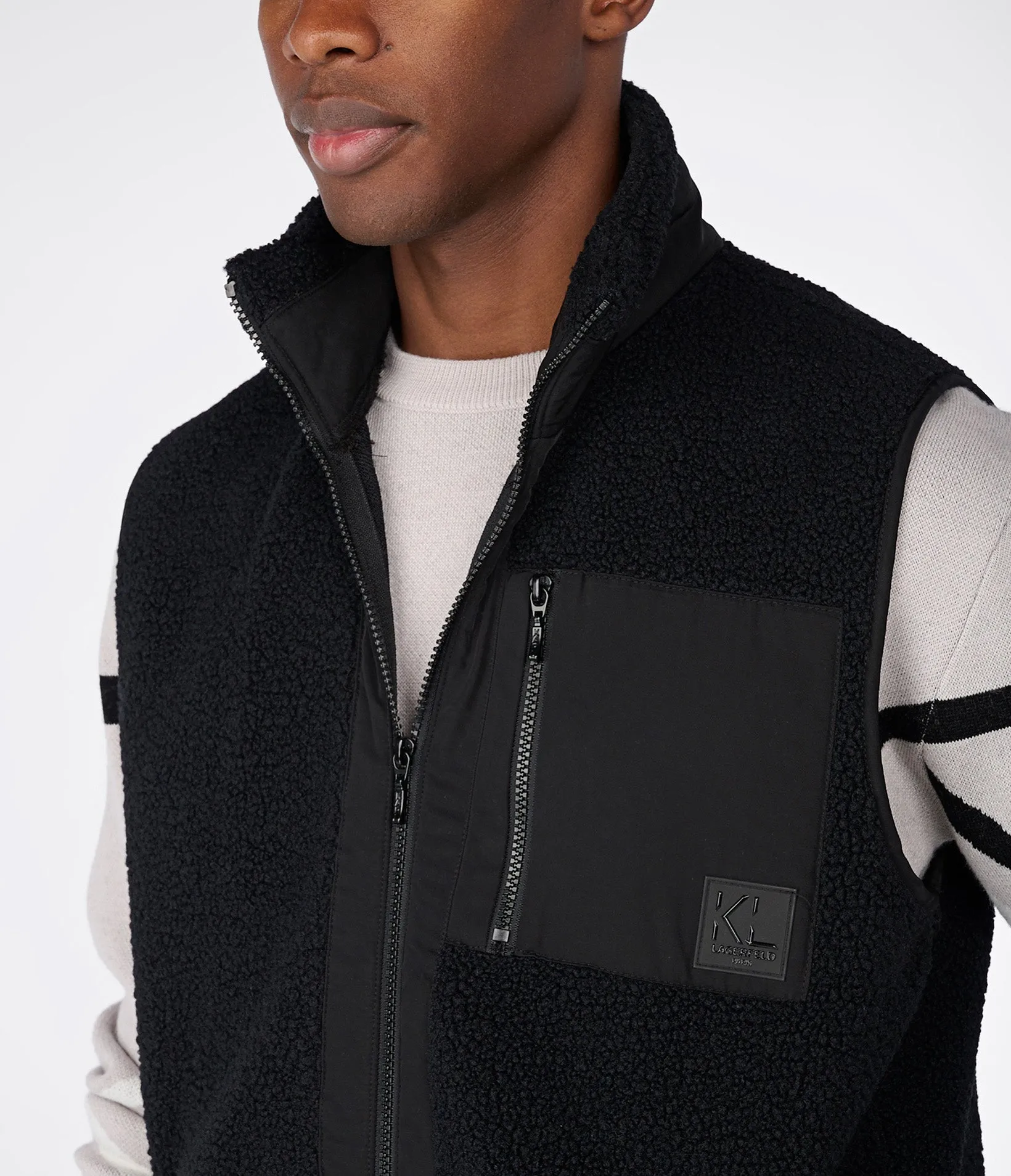 SHERPA VEST sold by Karl Lagerfeld Paris product image thumbnail 3